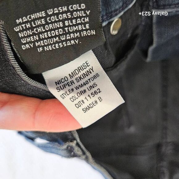 Hudson Nico Mid-rise Super Skinny Jeans  Size 28 - Picture 4 of 7